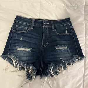 target jean shorts, small, dark blue